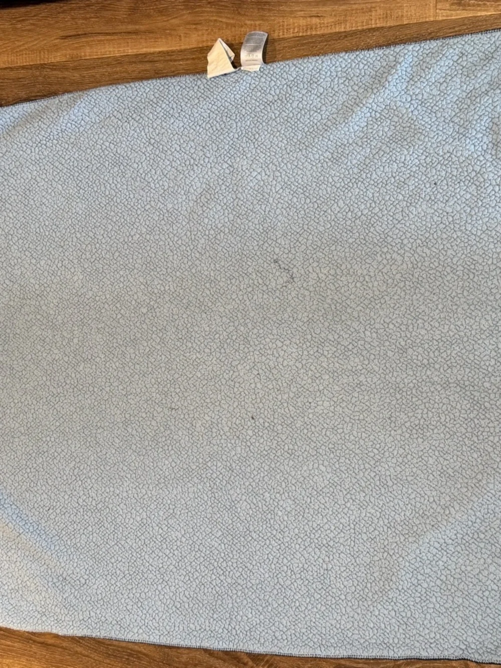Just Born Kohl's Navy Light Blue Tan Grey Lion Velour Sherpa Baby Blanket